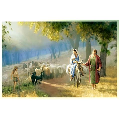 mary joseph nativity The Road to Bethlehem christ painting