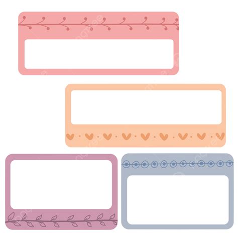 Template Cute Name Tag at Dianne Butler blog