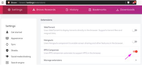 Kuvatulokset haulle brave ipfs