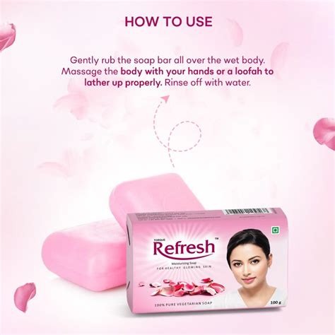Refresh Rose soap (100gm Per Soap) – Torque Pharma