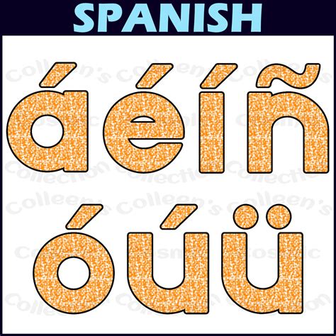 Spanish Words Clipart