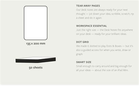 PAPERCOAL Desk Notes/Memo Pad/Note Pad - Smart Size (200x135mm) / 50 ...