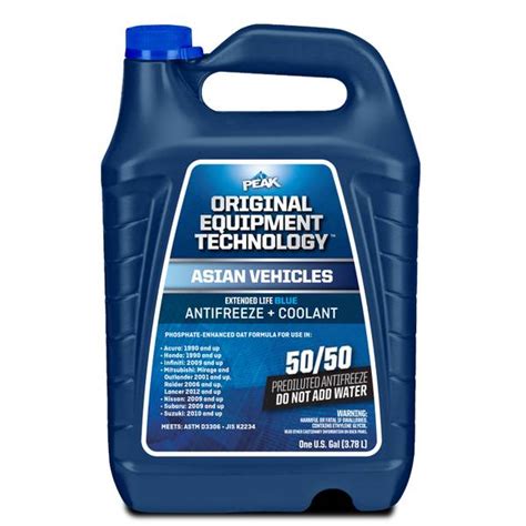 Original Equipment Asian Blue Antifreeze Plus Coolant, 1 Gallon