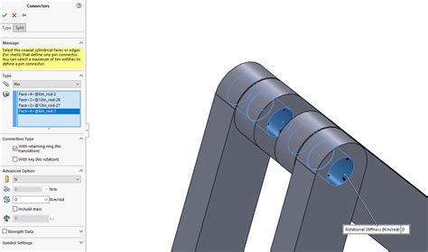 Image result for +Simulation Connector Lin3k SolidWorks