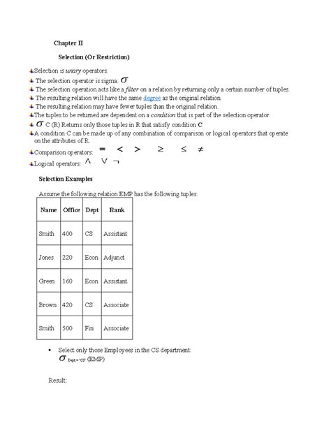 Image result for Database Chapter Two