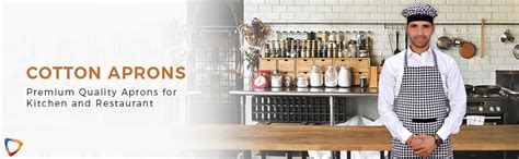 Buy Switchon Cotton Kitchen Apron with Cap in Black and white Checks ...