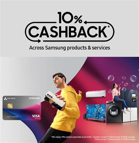 Samsung Axis Bank Credit Card - Get Exclusive Benefits | Samsung India
