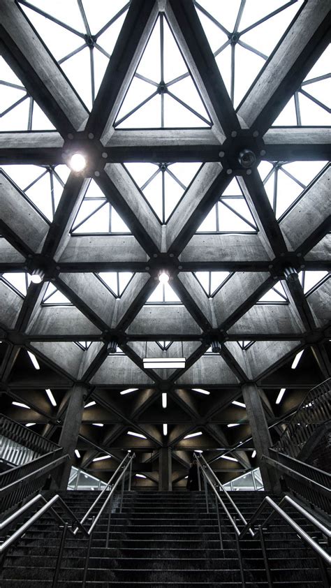 Download wallpaper 938x1668 stairs, ceiling, architecture, design ...