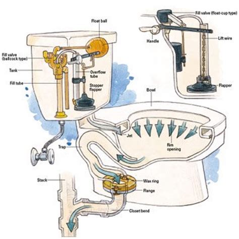 Image result for Toilet Exploded-View