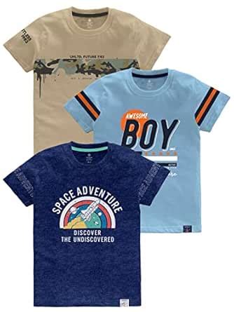 Buy CODEZ Boys Cotton Printed T-Shirts Combo at Amazon.in