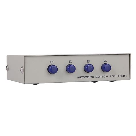 Sunskey RJ45 Manual Network Switch Metal Housing Network Sharing ...