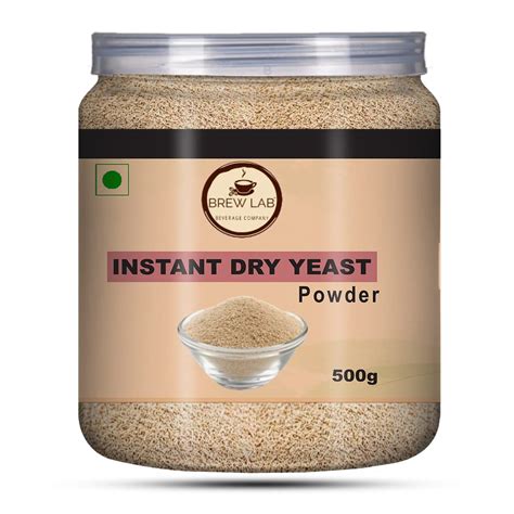 Brew Lab Active Instant Dry Yeast Powder for Baking Bread and Pizza ...