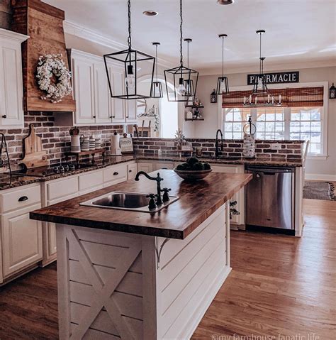 Rustic Farmhouse Kitchen Ideas -my.farmhouse.fanatic.life | Farmhouse ...