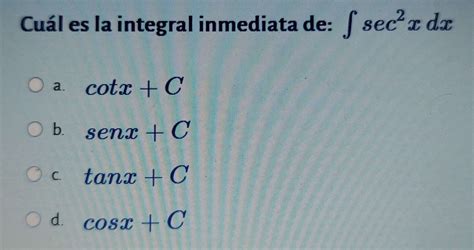Integral Of 2Xdx