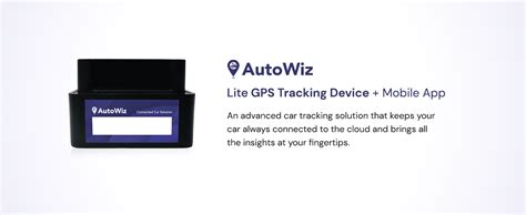 AutoWiz Lite GPS Device - Plug n Play, Live Vehicle Tracking, Trip ...