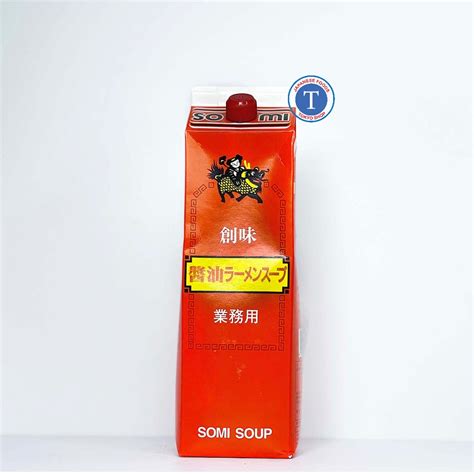 Japanese Ramen Noodle Broth Somi Shoyu Ramen Soup 1.8L (Bottle ...