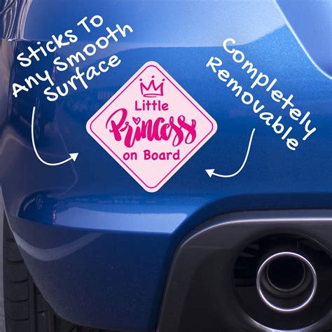 Buy Stickios Baby on Board Decal - Cute Baby in Car Stickers - Peel and ...