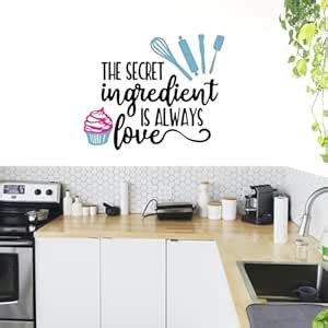 Sticker Fantasy Kitchen Food Cooking Lovers Quote Self Adhesive Wall ...