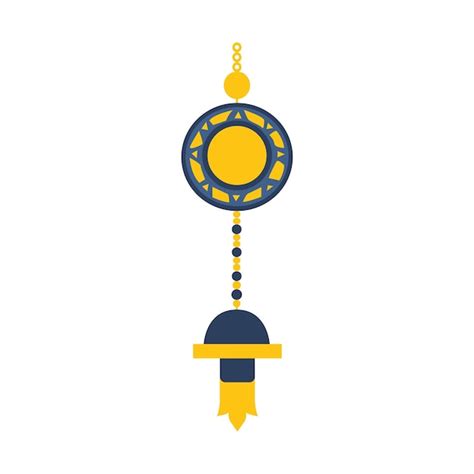Arabic keychain vector illustration | Premium Vector
