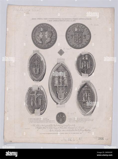 Medal commemorating the marriage of Mary, Queen of Scots to the Dauphin ...