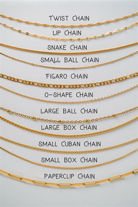 Gold Chain Necklace, Silver Chain Necklace, Snake Chain, Rope Chain ...