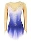 Figure Skating Dress Women's Girls' Ice Skating Dress Outfits Blue Open ...