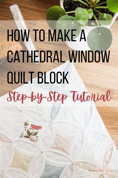 Image result for Cathedral Window Quilt Block Tutorial