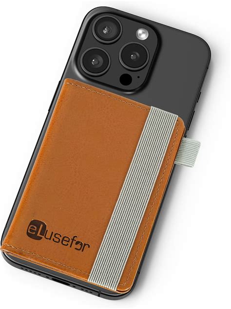 Amazon.com: Stick-On Phone Wallet for Back of iPhone or Android Case ...