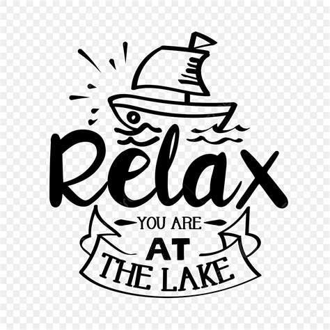 Lake Clip Art Black And White