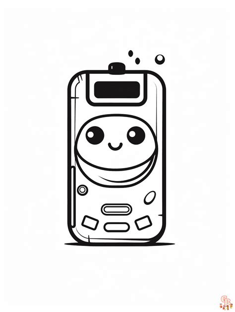 Phone Coloring Pages 的图像结果