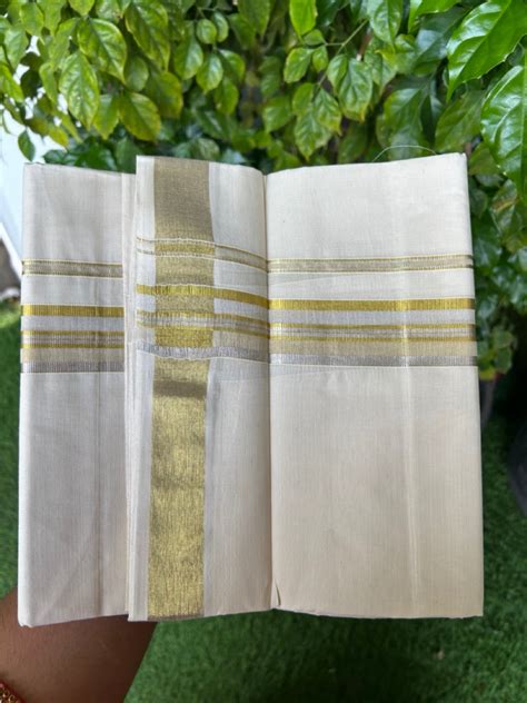 20% DISCOUNT ! KaithariKada Balaramapuram - 100% PURE Cotton Off White ...