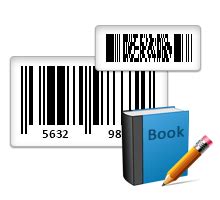 Book barcode generator program library book magazines label creator utility