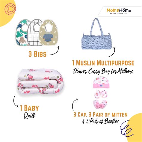 New Born Hospital Bag Essentials Combo-0-6 Months- 39 Items – Moms Home
