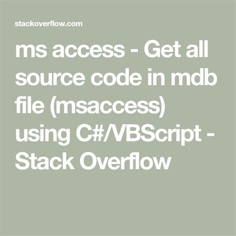 Image result for MS Access Create Code Module