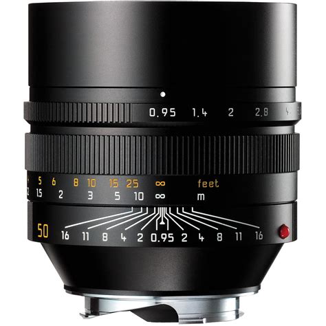 Leica Noctilux-M 50mm f/0.95 ASPH. Lens (Black) 11-602 B&H Photo