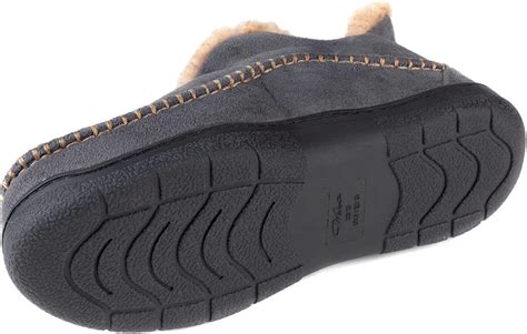 Buy Wishcotton Men's Moccasin Bootie Slippers With Cozy Memory Foam ...