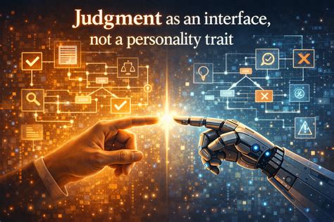 Judgment as a Computational Primitive: Why Reasoning Alone Fails in ...