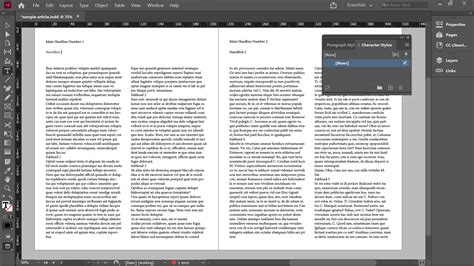 Image result for Paragraph Styles InDesign