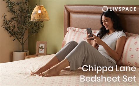 Buy Livspace Bedsheet for Double Bed Super King Size | 108 x 108 Inches ...