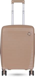 POLO CLASS Trolley Bag 24 Inch - Beige Check-in Suitcase 8 Wheels - 24 ...