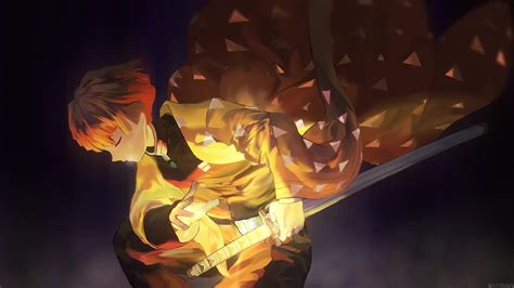 Zenitsu Agatsuma Zenitsu Agatsuma Anime Wallpapers - Wallpaper Cave