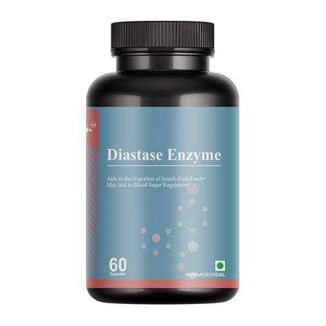 Bioven Diastase Enzyme 60 Veg Capsules – Digestive Enzyme for Starch D ...