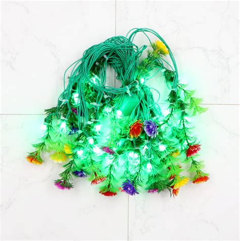Multi-Color Flower 24 LED String Fairy Lights