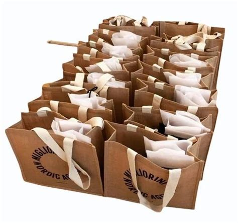 Jute Shopping Bags - Jute Printed Shopping Bags Manufacturer from Loni