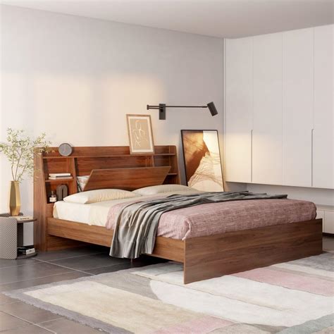 Wakefit Bed | King (78 X 72) Engineered Wood Bed with Storage, 1 Year ...
