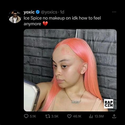 RAP CZN | This photo of Ice Spice without makeup is currently going ...
