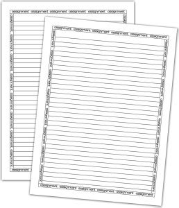Flipkart.com | WAYTOBUY 60 Sheet Assignment Written Border with Black ...