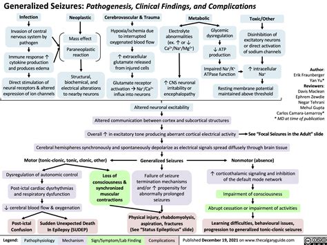 Generalized Seizures: Pathogenesis, Clinical Findings, and ...