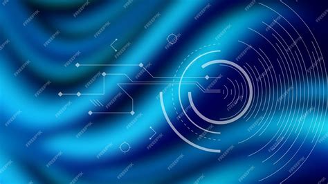 Untitled design blue black abstract technology background with ...