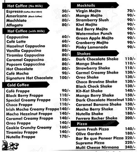 Menu at South city cafe, Shri Kishanpura, RV24+4WH